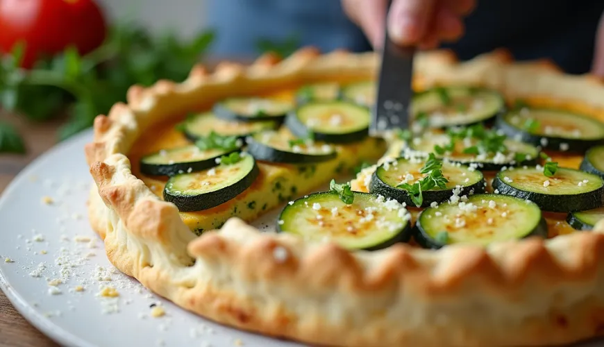 Herzhafter Zucchinikuchen ist das perfekte Gericht für sommerlichen Genuss