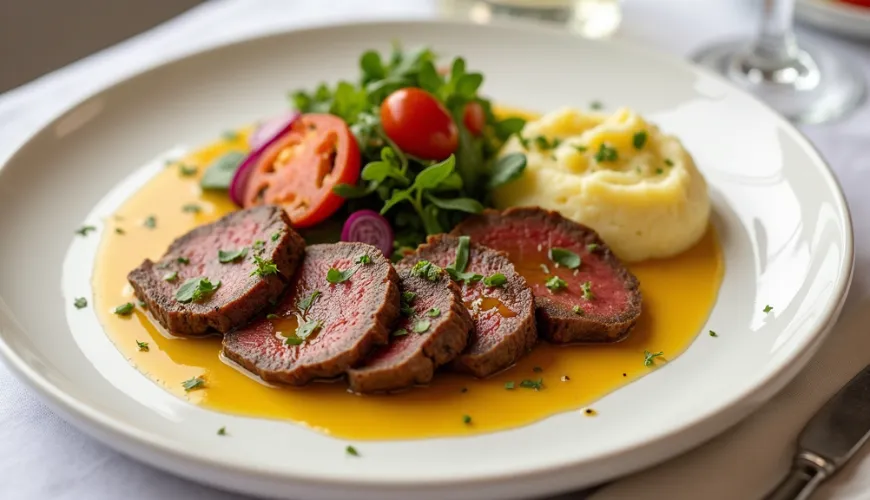 Nachhaltige Rindersteaks mit Senf für modernes Kochen