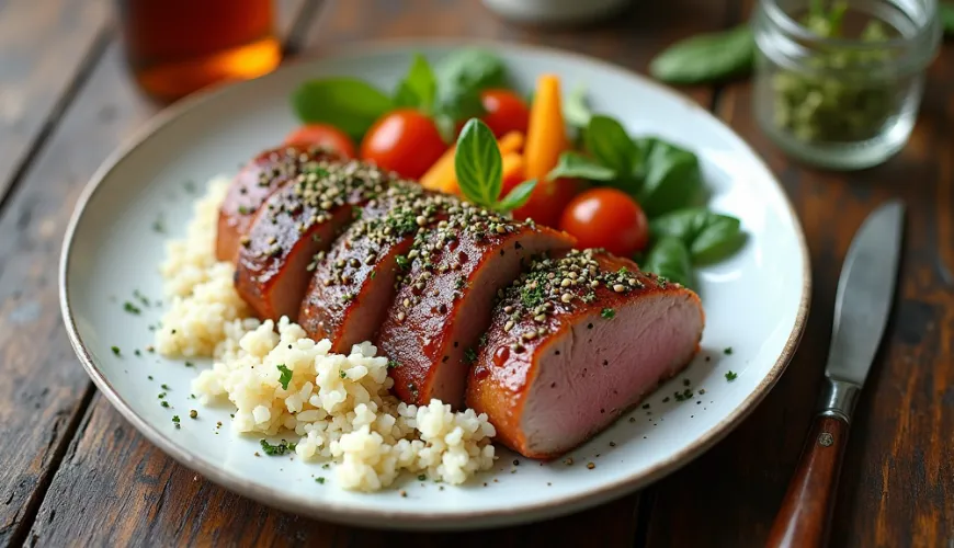 Jeder liebt Schweinefleisch mit Kümmel und seine Einfachheit.