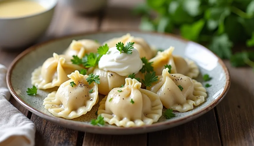 Erstellen Sie zu Hause ein originelles Pelmeni-Rezept mit einem Hauch von Tradition