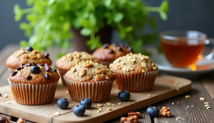 Gesunde Muffins aus Haferflocken und Banane für jede Gelegenheit