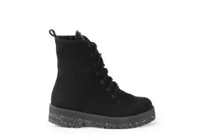 Perky Stiefelette Rustikal Schwarz